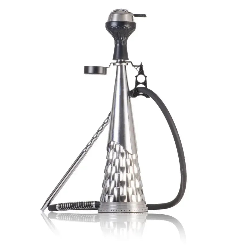 Imperial Pyramid Hookah - Silver