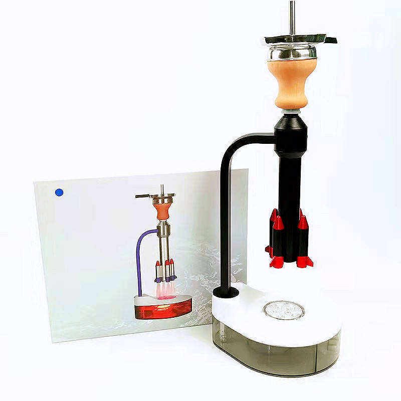 Dejavuu Rocket Acrylic Hookah with LED Lights