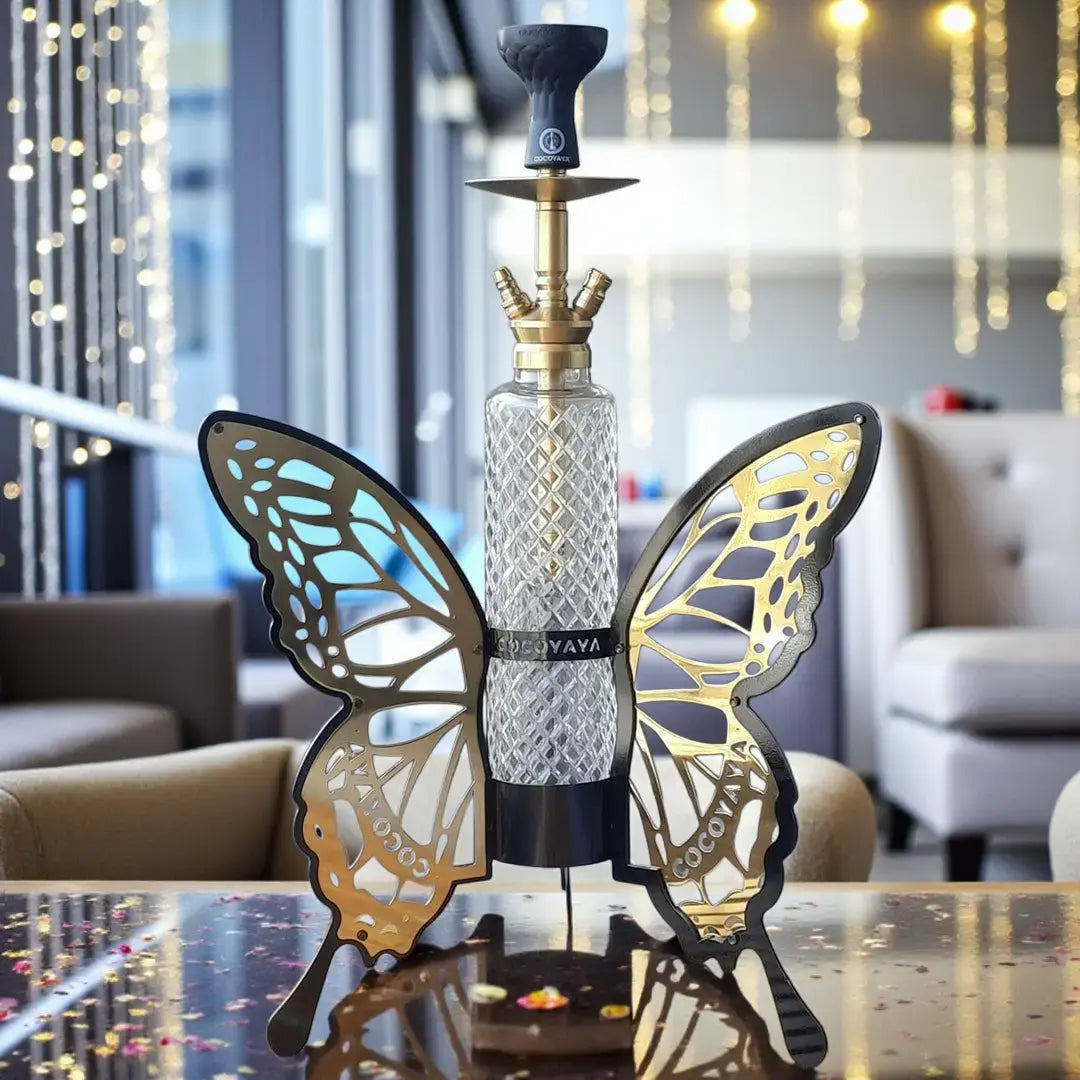 Cocoyaya Fly Series Butterfly Hookah Golden