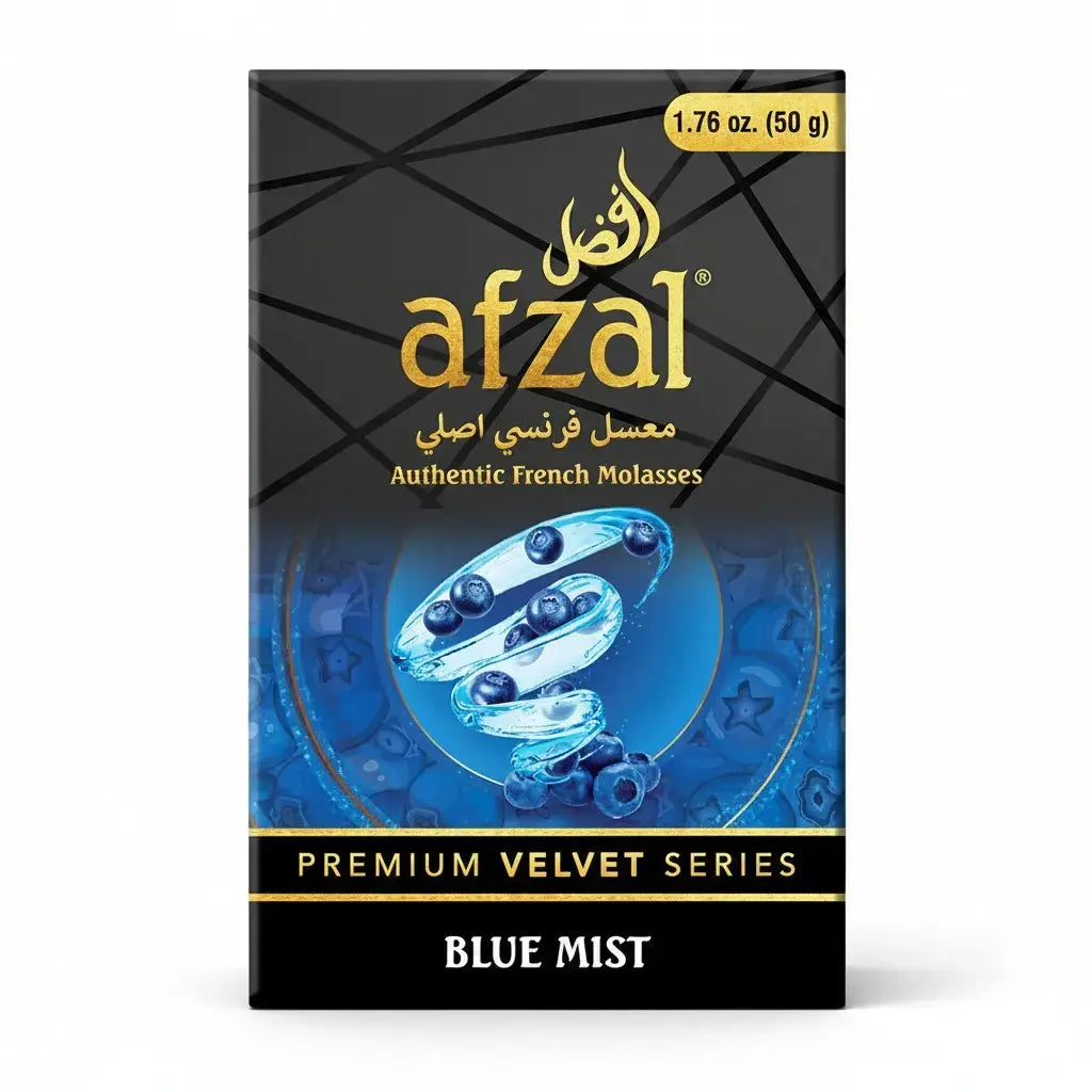 Afzal Blue Mist Hookah Flavour 50g – Premium Velvet Series