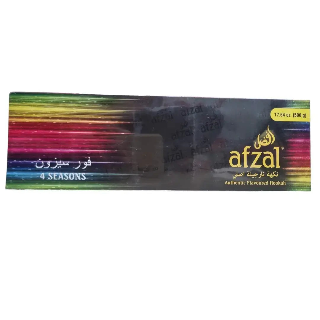 Afzal 4 Seasons, Afzal 4 Seasons Hookah Flavor, Afzal 4 Seasons 500g, 4 Seasons Hookah Flavor 500g, Afzal Shisha Flavor, Mixed Fruit Hookah Flavor, Fruity Hookah Flavor, Afzal Hookah Flavor