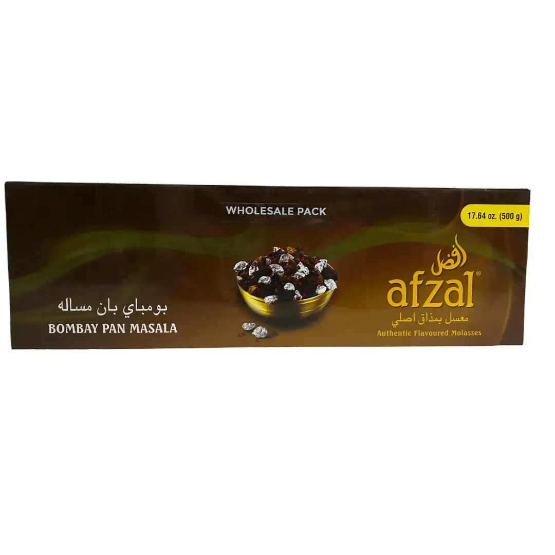 Afzal Bombay Pan Masala, Afzal Bombay Pan Masala 500g, Afzal hookah flavour, Bombay Pan Masala hookah flavour, pan masala hookah flavour, Afzal flavours India, Indian hookah flavour, Afzal 500g hookah flavour