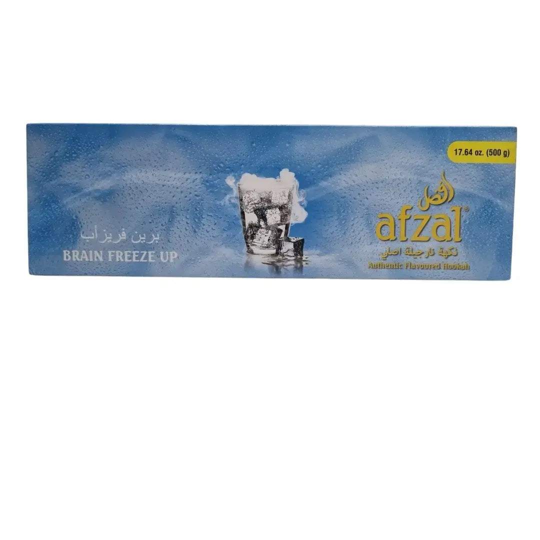 Afzal Brain Freeze Up, Afzal Brain Freeze Up Hookah Flavor, Afzal Brain Freeze Up 500g, Brain Freeze Up Hookah Flavor 500g, Afzal Shisha Flavor, Icy Hookah Flavor, Cooling Hookah Flavor