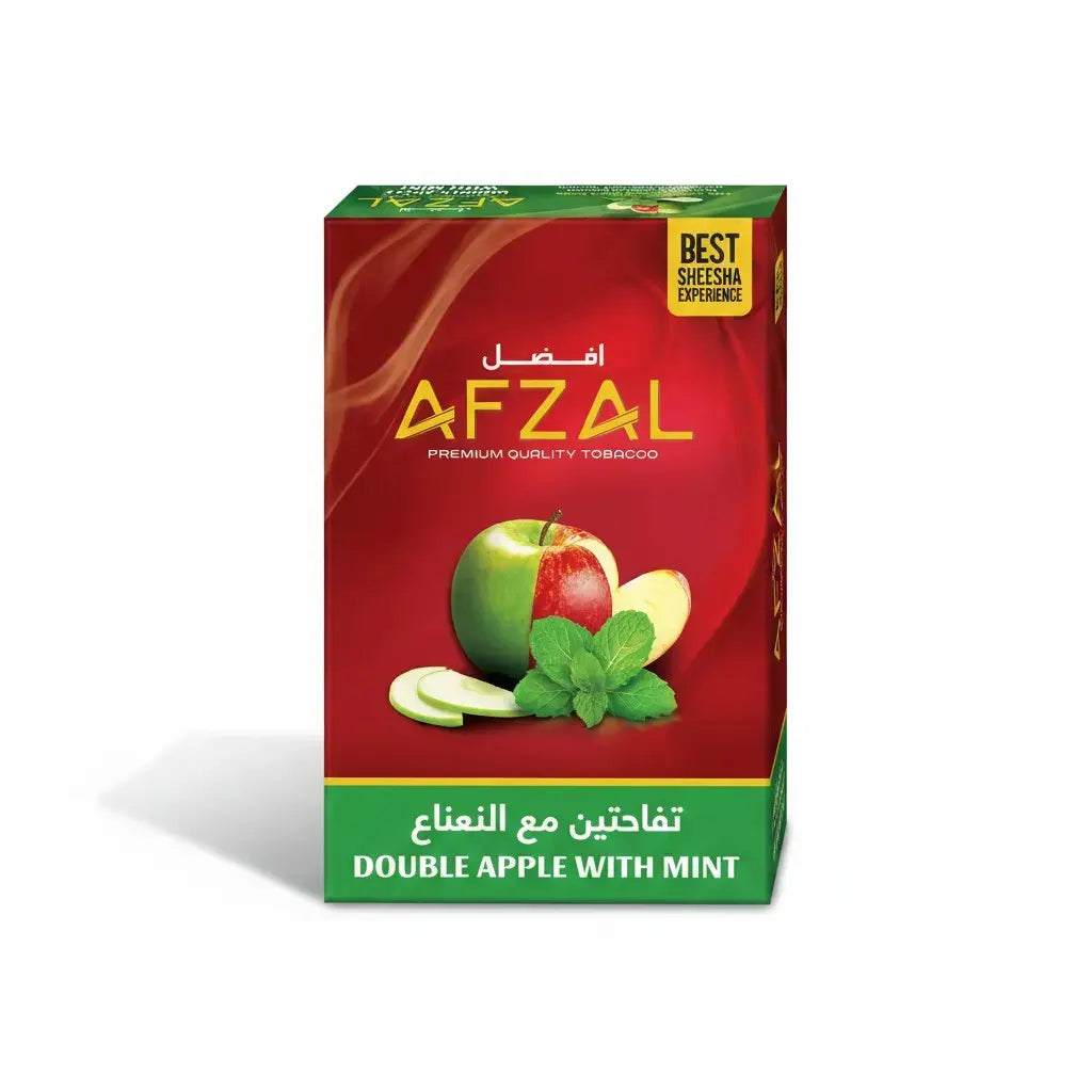 Afzal Double Apple With Mint, Afzal Hookah Flavour 50g, Double Apple Mint Hookah Flavour, Afzal Shisha Flavour, Buy Afzal Hookah Flavour Online