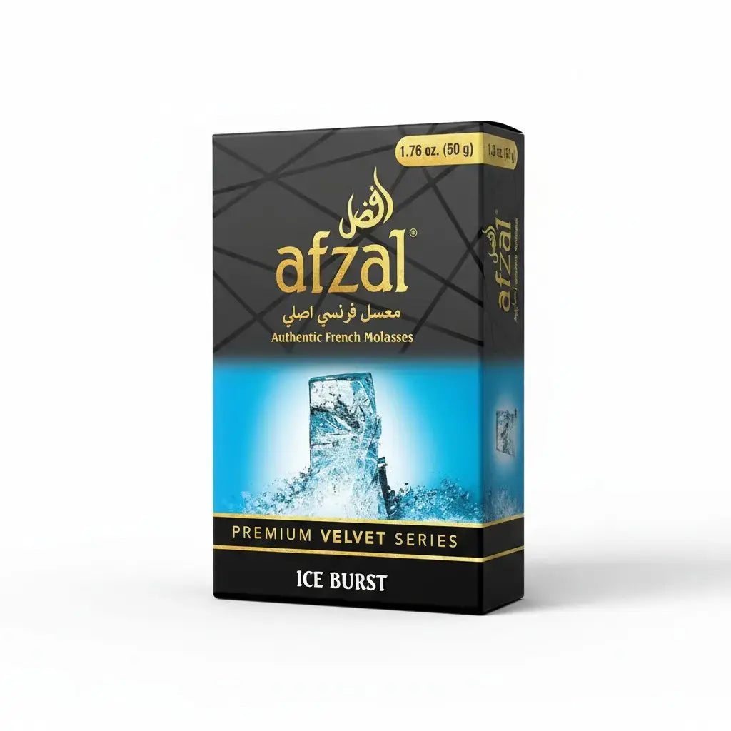 Afzal Ice Burst Hookah Flavour 50g Premium Velvet Series