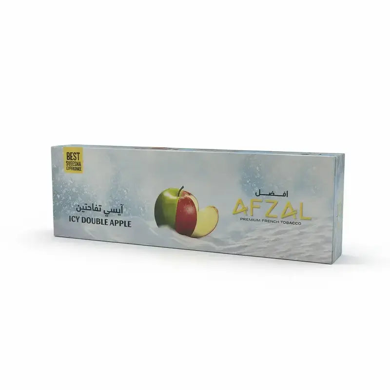 Afzal Icy Double Apple, Afzal Icy Double Apple 500g, Afzal hookah flavour, Icy Double Apple hookah flavour, double apple hookah flavour, apple hookah flavour, Afzal flavours India, Indian hookah flavour, Afzal 500g hookah flavour