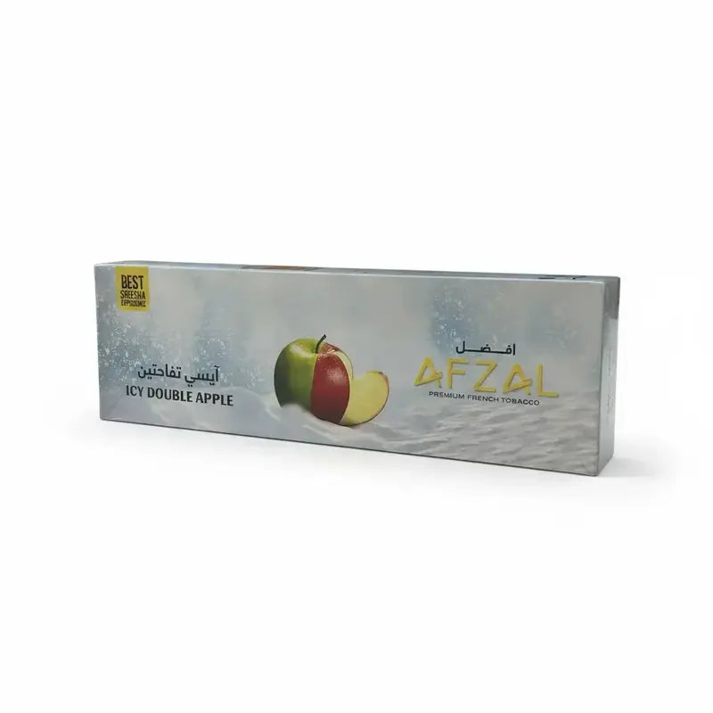 Afzal Icy Double Apple, Afzal Icy Double Apple 500g, Afzal hookah flavour, Icy Double Apple hookah flavour, double apple hookah flavour, apple hookah flavour, Afzal flavours India, Indian hookah flavour, Afzal 500g hookah flavour