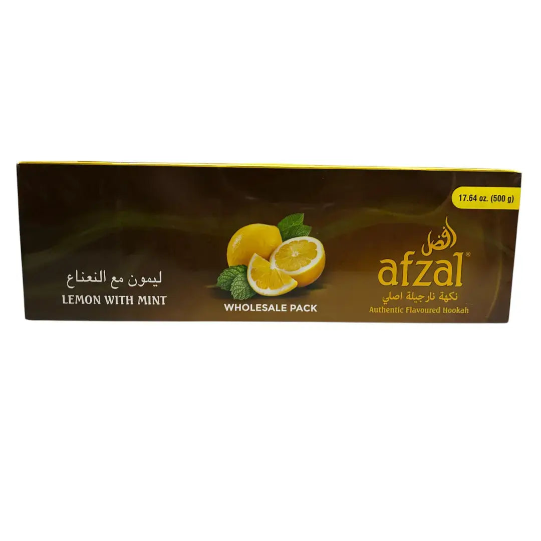 Afzal Lemon With Mint, Afzal Lemon With Mint Hookah Flavor, Afzal Lemon Mint 500g, Lemon With Mint Hookah Flavor 500g, Afzal Hookah Flavor, Lemon Hookah Flavor, Mint Hookah Flavor, Citrus Hookah Flavor