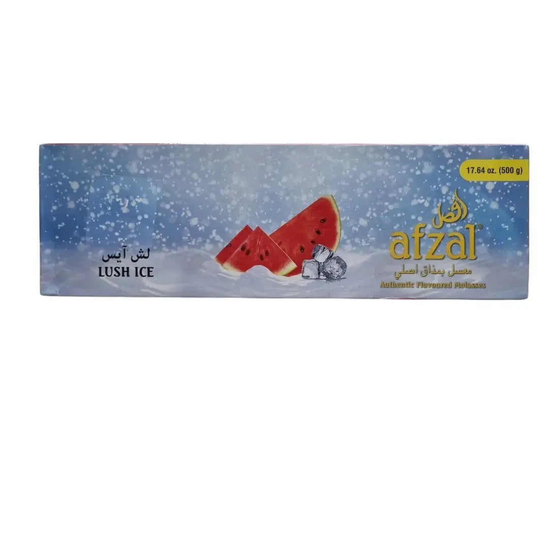 Afzal Lush Ice, Afzal Lush Ice Hookah Flavor, Afzal Lush Ice 500g, Lush Ice Hookah Flavor 500g, Afzal Shisha Flavor, Watermelon Lush Ice Hookah Flavor, Icy Hookah Flavor, Watermelon Hookah Flavor