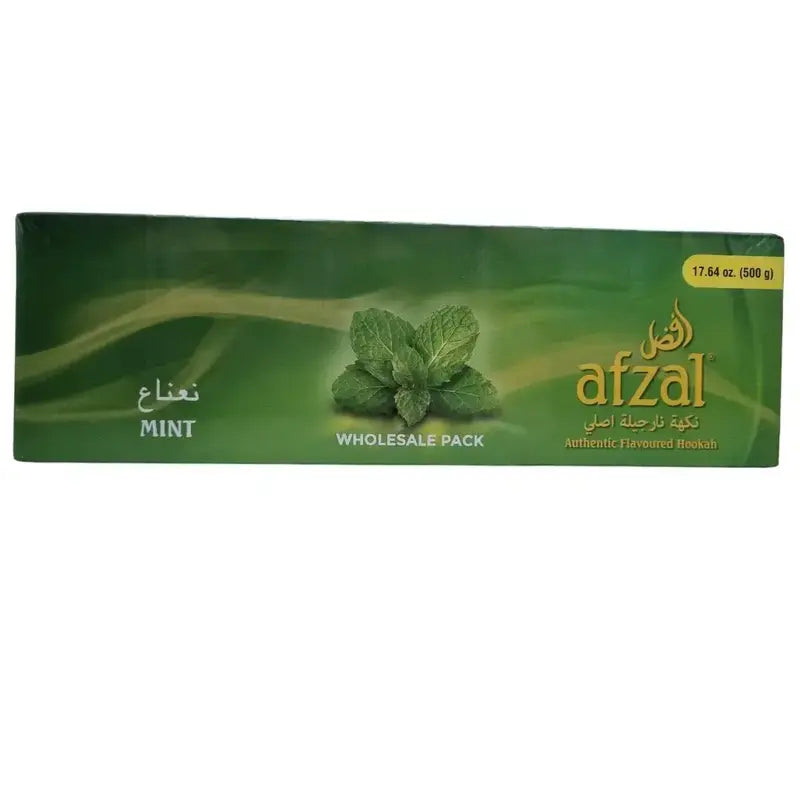 Afzal Mint, Afzal Mint 500g, Afzal hookah flavour, Afzal Mint hookah flavour, Mint hookah flavour, Mint flavour 500g, Afzal flavours India, Afzal Mint molasses