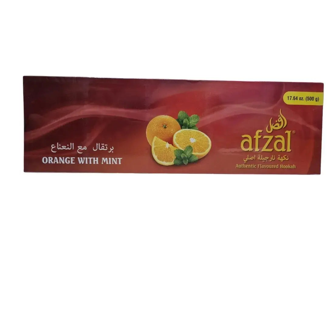 Afzal Orange With Mint, Afzal Orange With Mint Hookah Flavor, Afzal Orange Mint 500g, Orange With Mint Hookah Flavor 500g, Afzal Hookah Flavor, Orange Hookah Flavor, Mint Hookah Flavor, Citrus Hookah Flavor