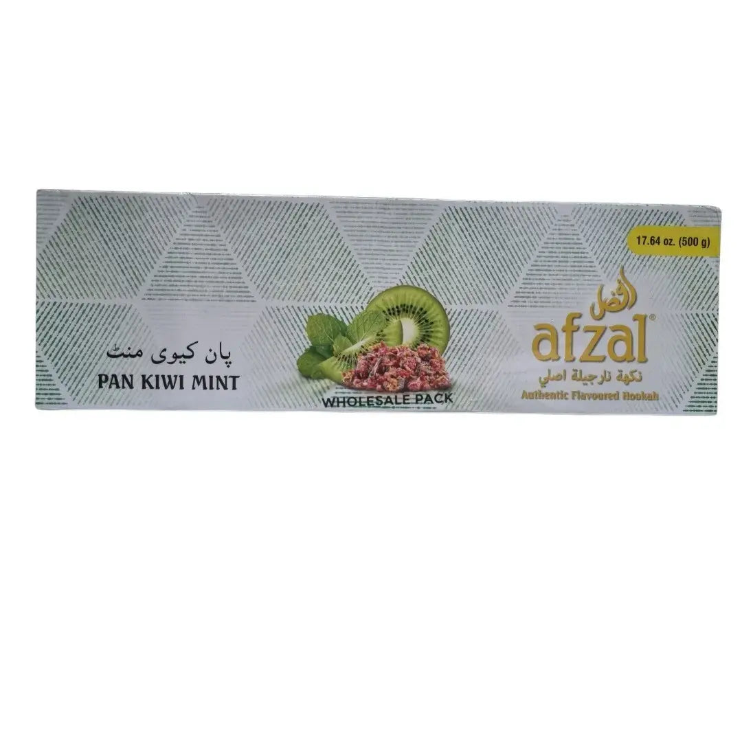 Afzal Pan Kiwi Mint, Afzal Pan Kiwi Mint Hookah Flavor, Afzal Pan Kiwi Mint 500g, Pan Kiwi Mint Hookah Flavor 500g, Afzal Shisha Flavor, Kiwi Mint Hookah Flavor, Pan Hookah Flavor
