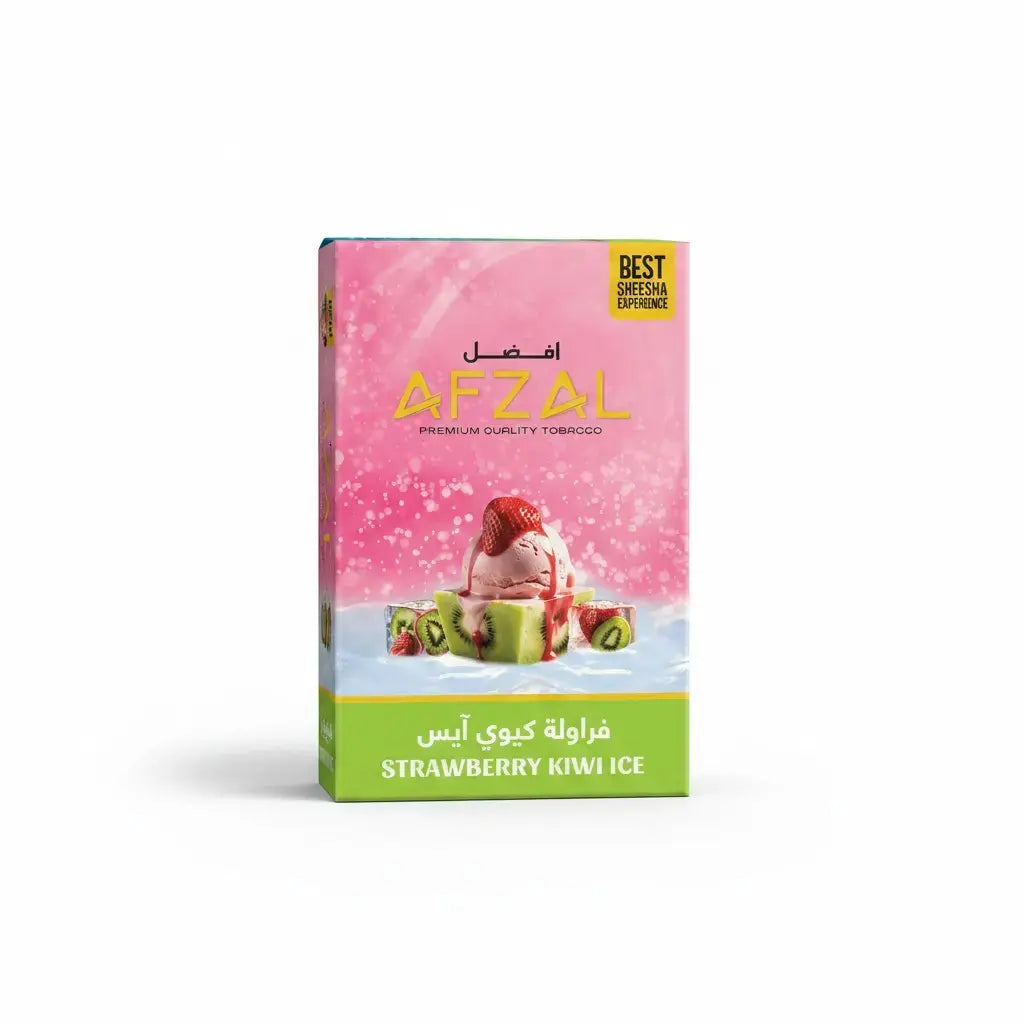 Afzal Strawberry Kiwi Ice Hookah Flavour 50g Pack