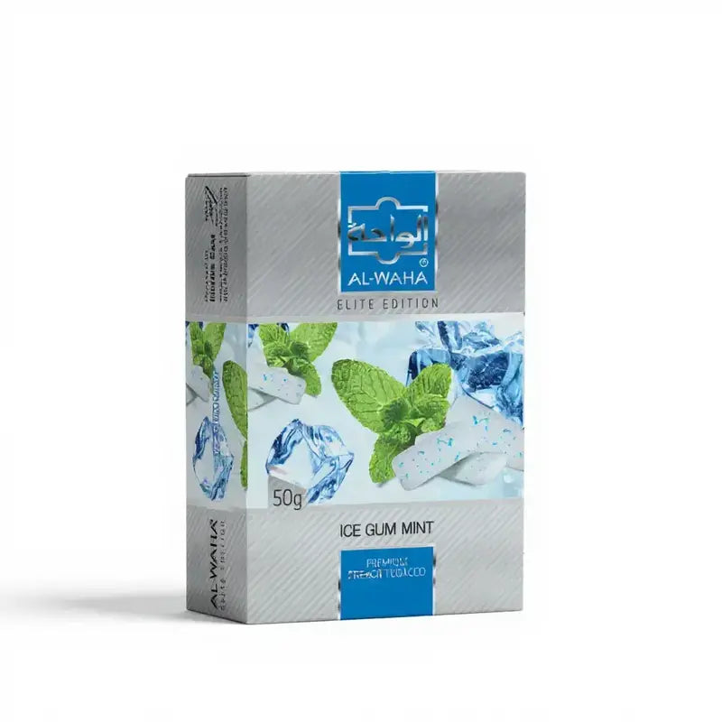 Al-Waha Ice Gum Mint Hookah Flavour 50g Elite Edition with gum, mint and icy notes