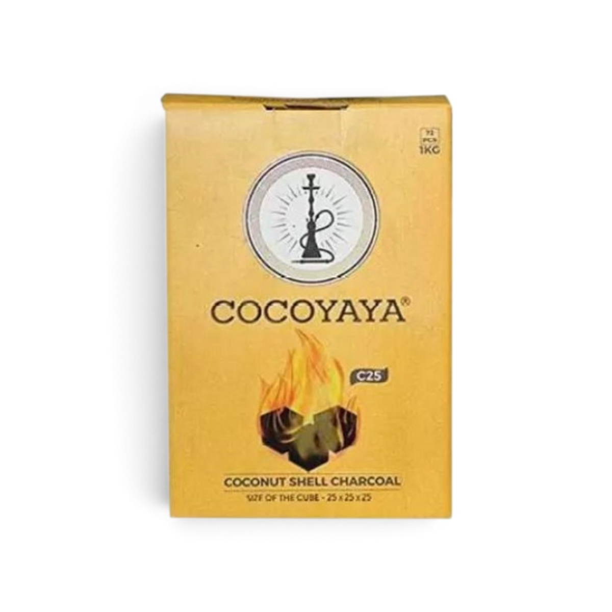 Cocoyaya Coconut Coal, Cocoyaya Coconut Charcoal, Cocoyaya 1kg Coal, Cocoyaya 72 Pcs Coal, Hookah Coconut Coal, Hookah Charcoal 1kg, Coconut Coal for Hookah, Coconut Charcoal India, Shisha Coconut Coal, Hookah Coal 72 Pcs