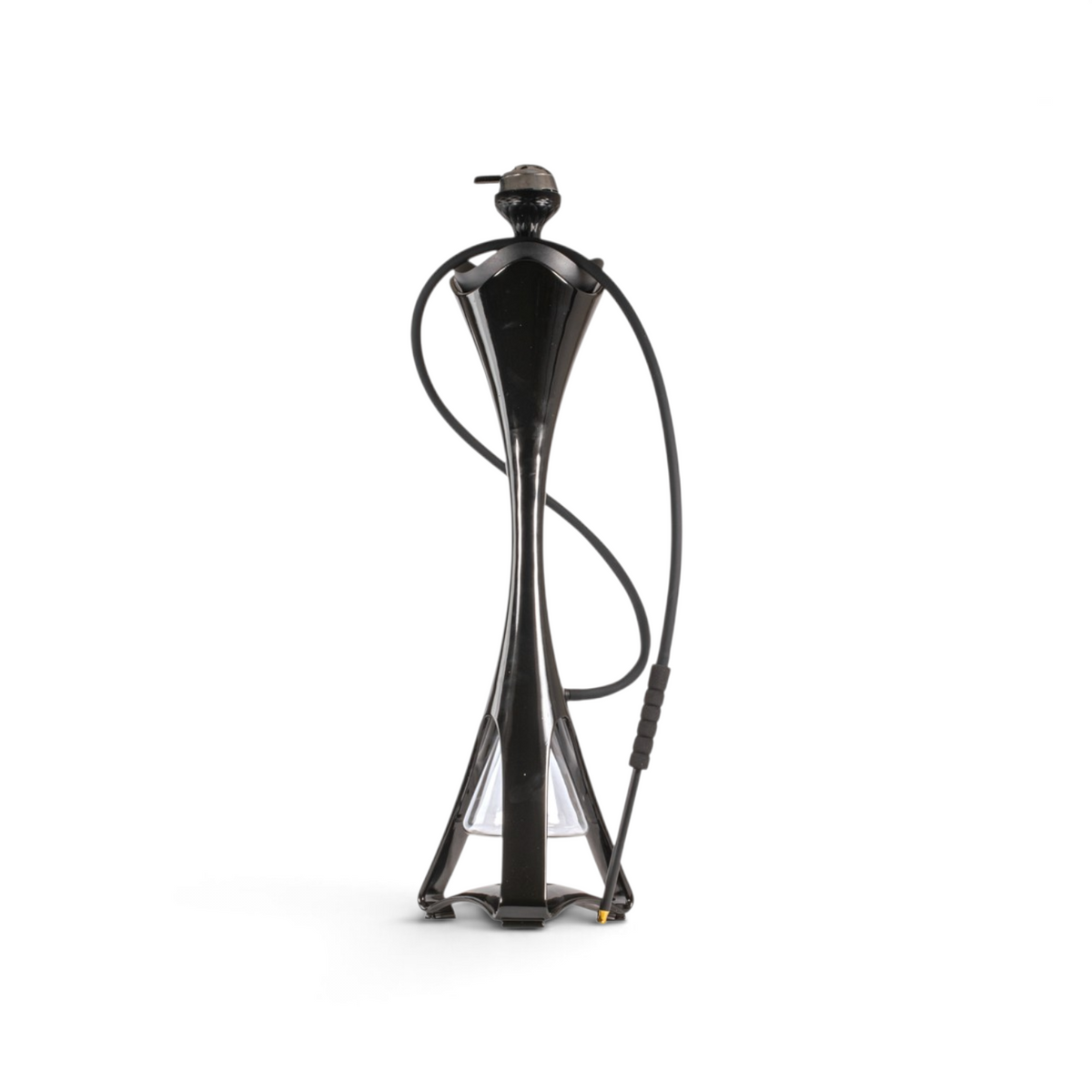 Dejavuu Ferry Hookah, Ferry Hookah Black, black hookah, 34 inch hookah, LED hookah, hookah with LED light, premium hookah, glass base hookah, silicone hookah, hookah with HMD, Dejavuu hookah, buy hookah online India