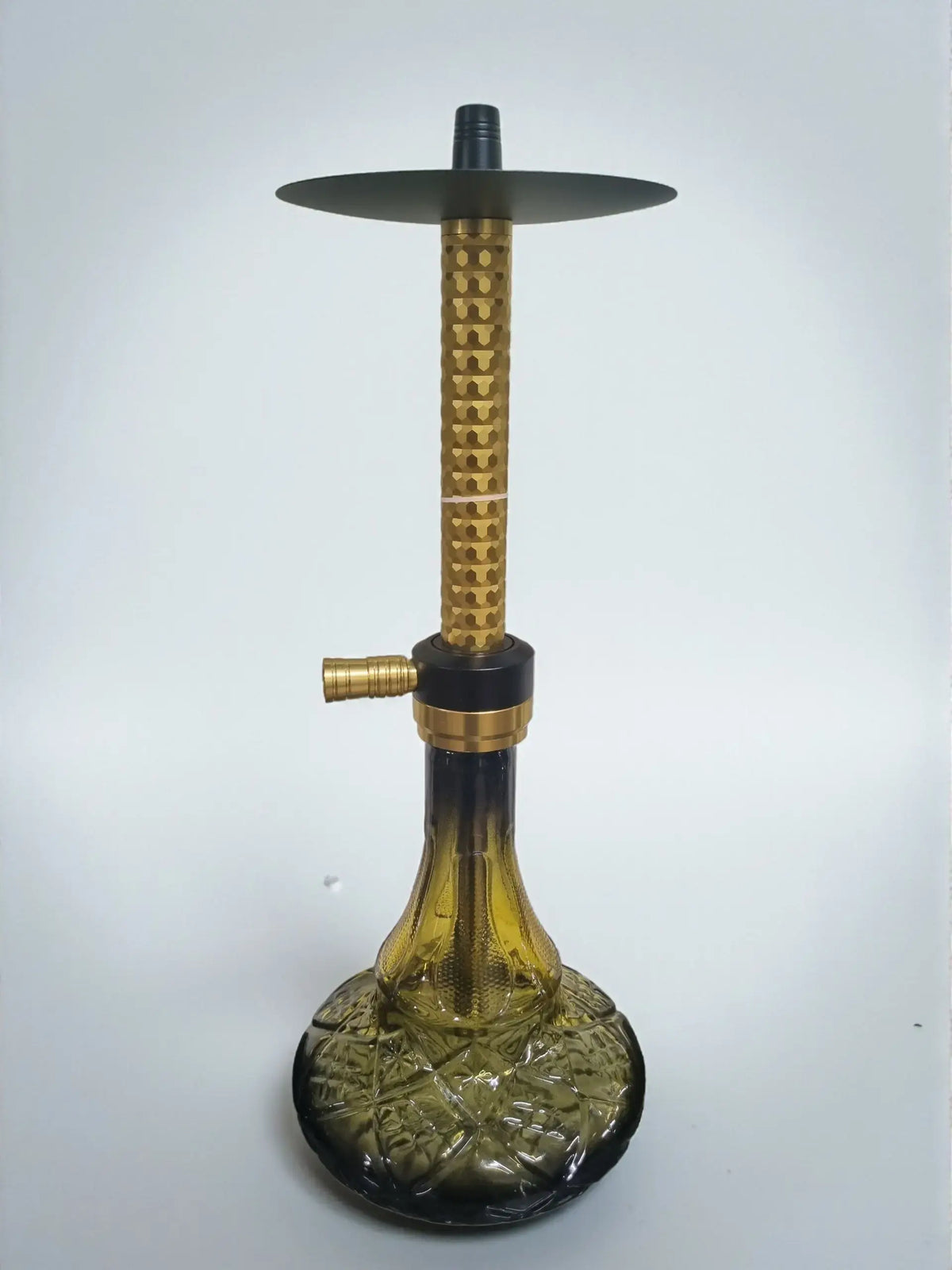 Dejavuu Hexa Gold Hookah, Dejavuu Hookah, Hexa Gold Hookah, Dejavuu Gold Hookah, 24 Inch Hookah, Gold Hookah, Designer Hookah, Premium Hookah, Modern Hookah, Glass Base Hookah, Gold Stem Hookah, Buy Dejavuu Hookah Online