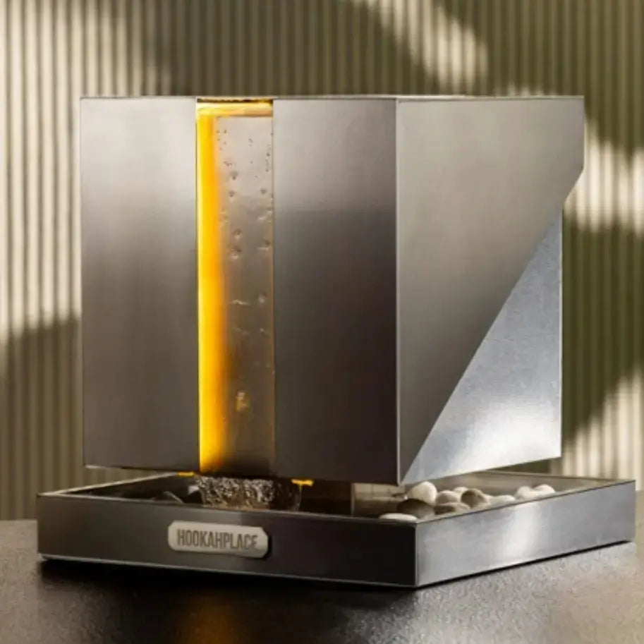 Waterfall Cube Luxury Hookah