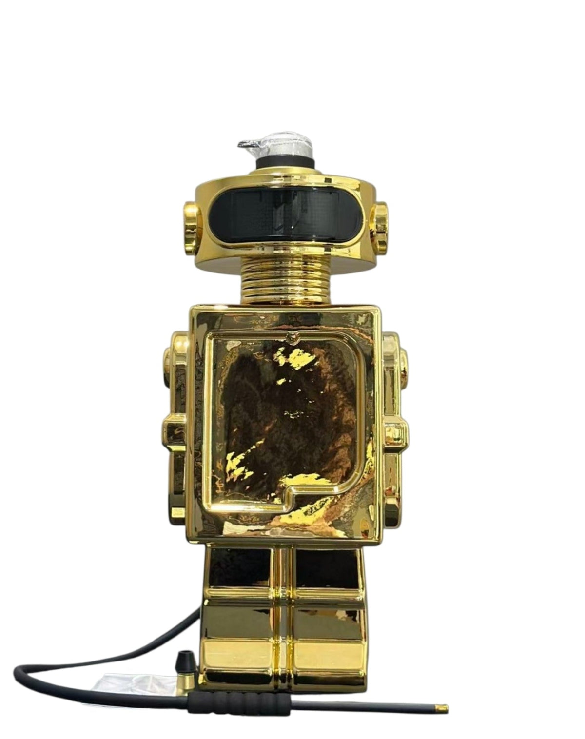 Golden Robot Hookah, Golden Robot Hookah LED, LED Hookah, Robot Hookah, Premium Hookah, Golden Hookah, Designer Hookah, Resin Hookah, Aluminum Hookah, Hookah India, Buy Premium Hookah Online