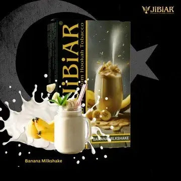 Jibiar Banana Milk Shake, Jibiar Banana Milkshake 50g, Jibiar hookah flavour, Banana Milk Shake hookah flavour, banana hookah flavour 50g, Jibiar Banana flavour, Jibiar flavours India, Turkish hookah flavour