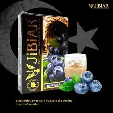 Jibiar Blue Mist hookah flavour 50g, Jibiar Blue Mist flavour, blueberry menthol hookah flavour, Jibiar hookah flavour 50g, blueberry mint hookah flavour, buy Jibiar Blue Mist online
