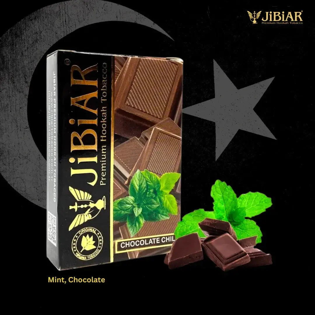 Jibiar Chocolate Chill hookah flavour 50g, Jibiar Chocolate Chill flavour, chocolate mint hookah flavour, Jibiar hookah flavour, chocolate hookah flavour 50g, buy Jibiar Chocolate Chill online