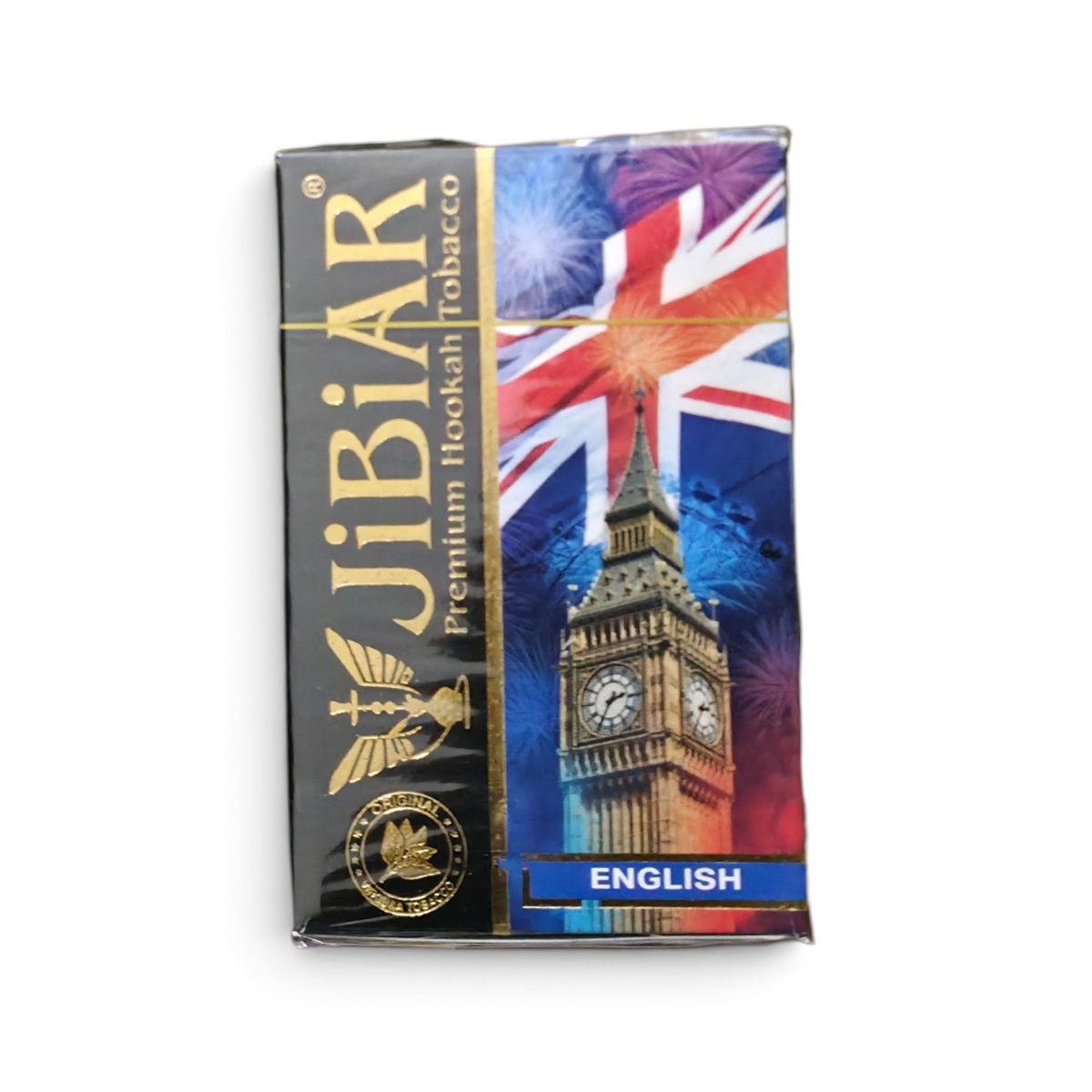 Jibiar English Hookah Flavour 50g made in Turkey with mango, peach, raspberry and mint