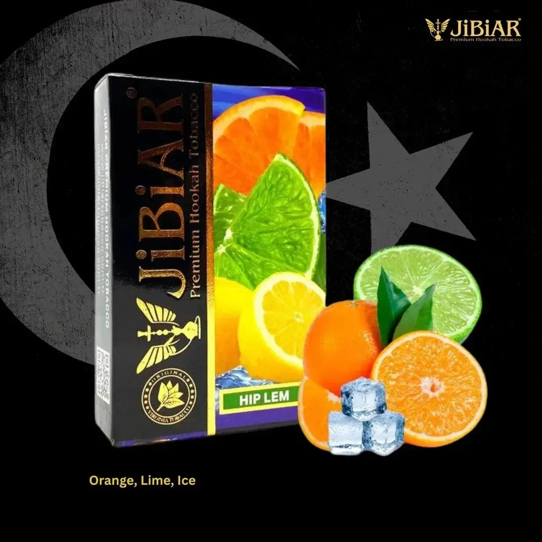 Jibiar Hip Lem hookah flavour, Jibiar Hip Lem 50g, orange lime ice hookah flavour, citrus hookah flavour, Jibiar hookah flavour 50g, orange lime shisha flavour, buy Jibiar Hip Lem online