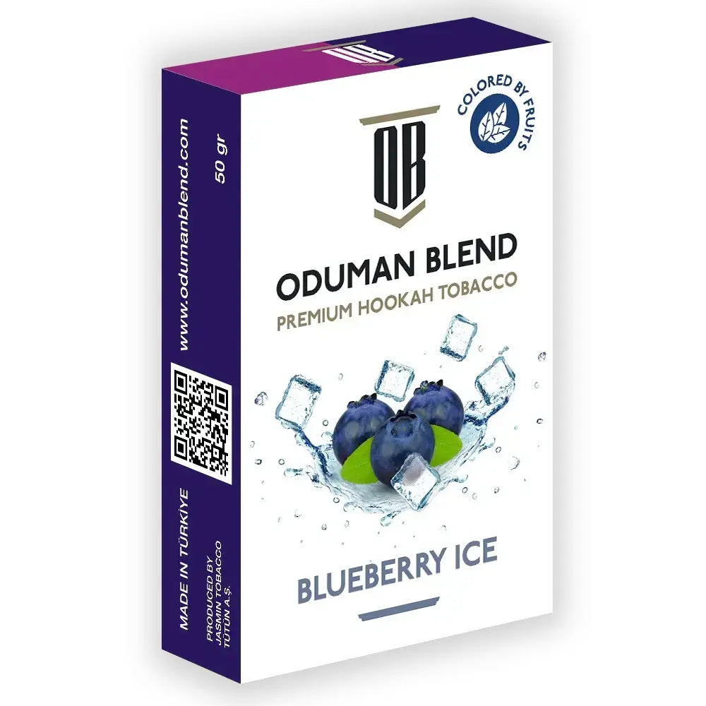 Oduman Blend Blueberry Ice 50g, Blueberry Ice Hookah Flavour, Oduman Blueberry Ice, Blueberry Shisha Flavour, Oduman Blend Hookah Tobacco