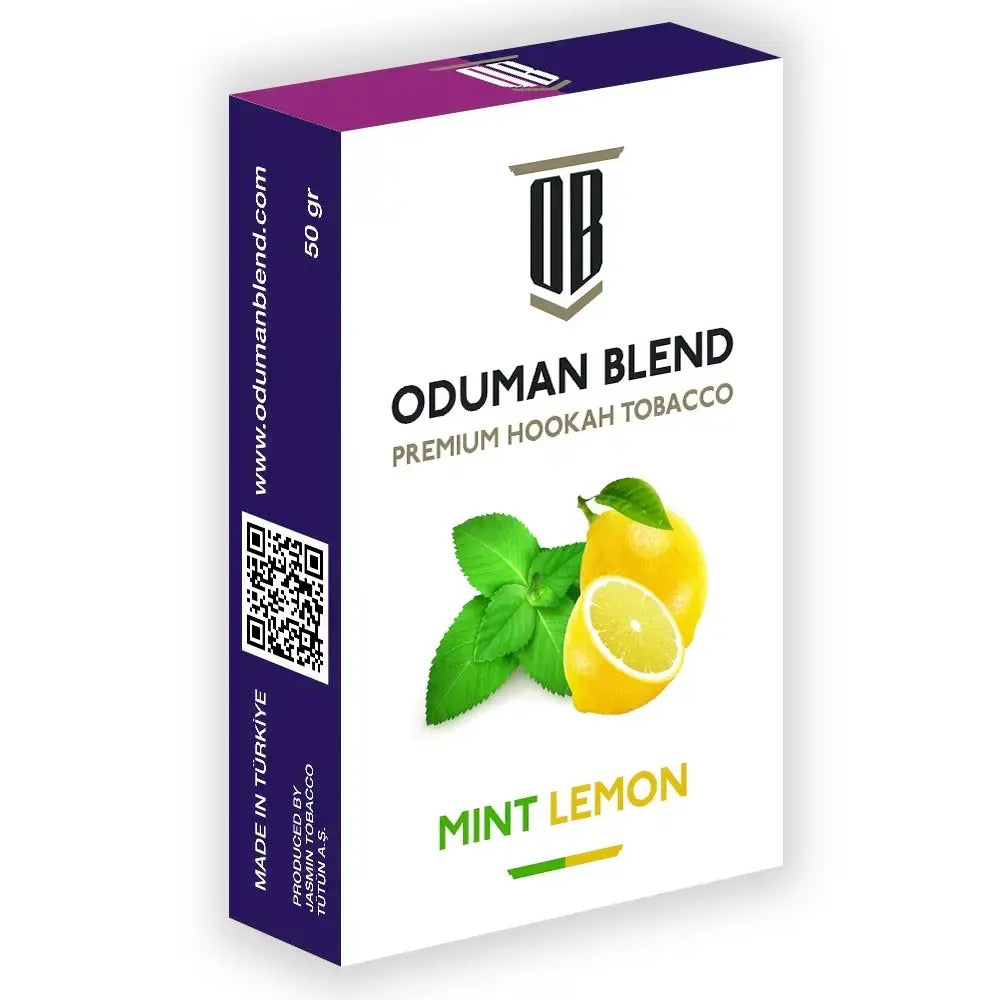 Oduman Blend Mint Lemon 50g, Mint Lemon Hookah Flavour, Oduman Mint Lemon, Oduman Blend Hookah Tobacco, Mint Lemon Shisha Flavour