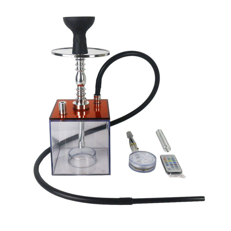 Acrylic Cube Hookah with Head Management System