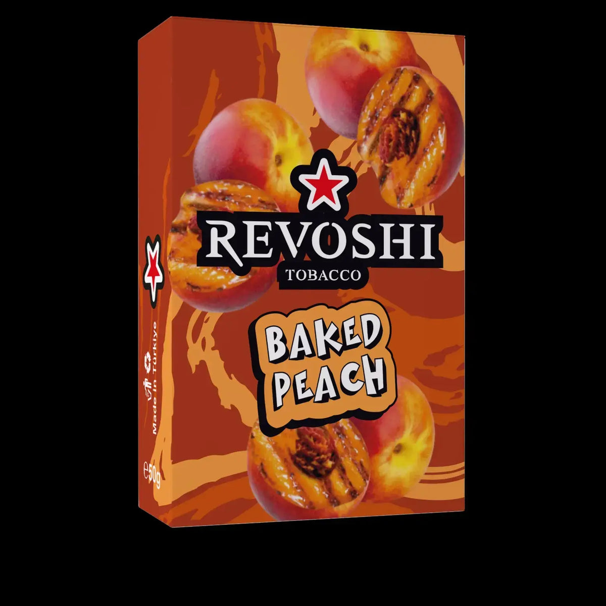 Revoshii Baked Peach, Revoshii Baked Peach Hookah Flavor, Revoshii Baked Peach 50g, Baked Peach Hookah Flavor 50g, Revoshii Shisha Flavor, Peach Hookah Flavor, Peach Shisha Flavor, Revoshii Hookah Flavor