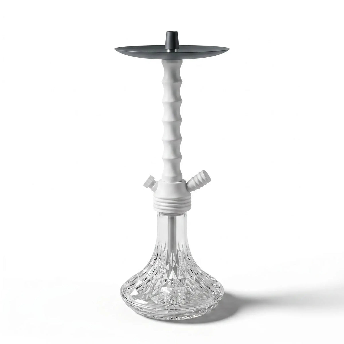 Sheesha King Acrylic Russian Hookah 24 Inch with White Acrylic Base