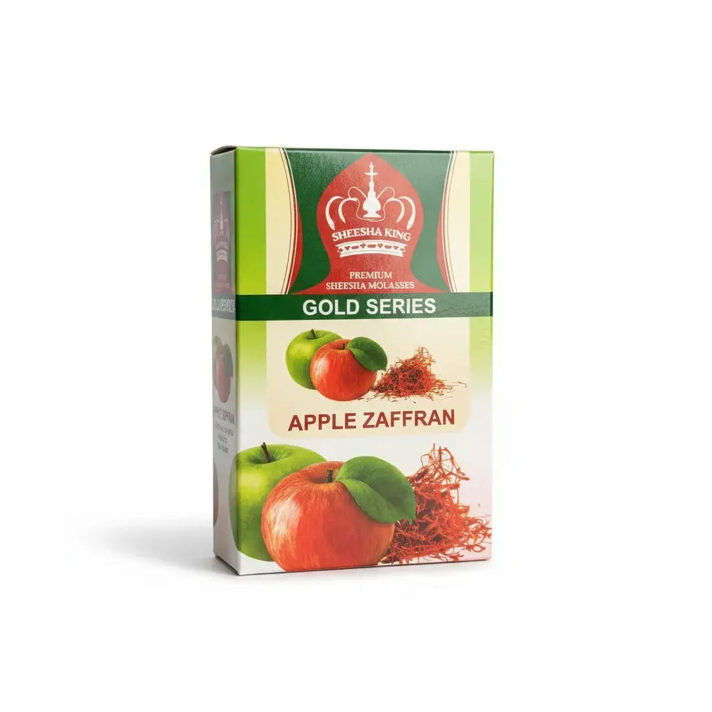 Sheesha King Gold Series Apple Zaffran Hookah Flavour 50g
