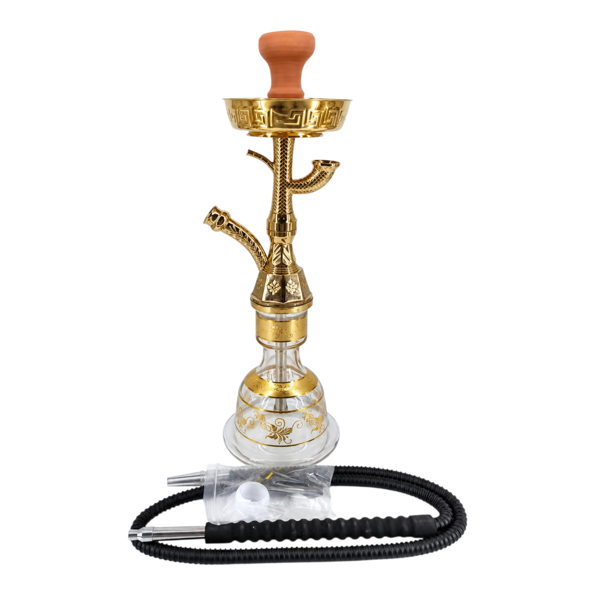 Sheesha King red Egyptian hookah 22 inch with carry bag