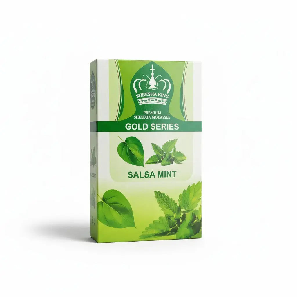 Sheesha King Salsa Mint Hookah Flavour 50g, Sheesha King Mint Flavour, Salsa Mint Hookah Flavour, Sheesha King Gold Series, Mint Hookah Flavour