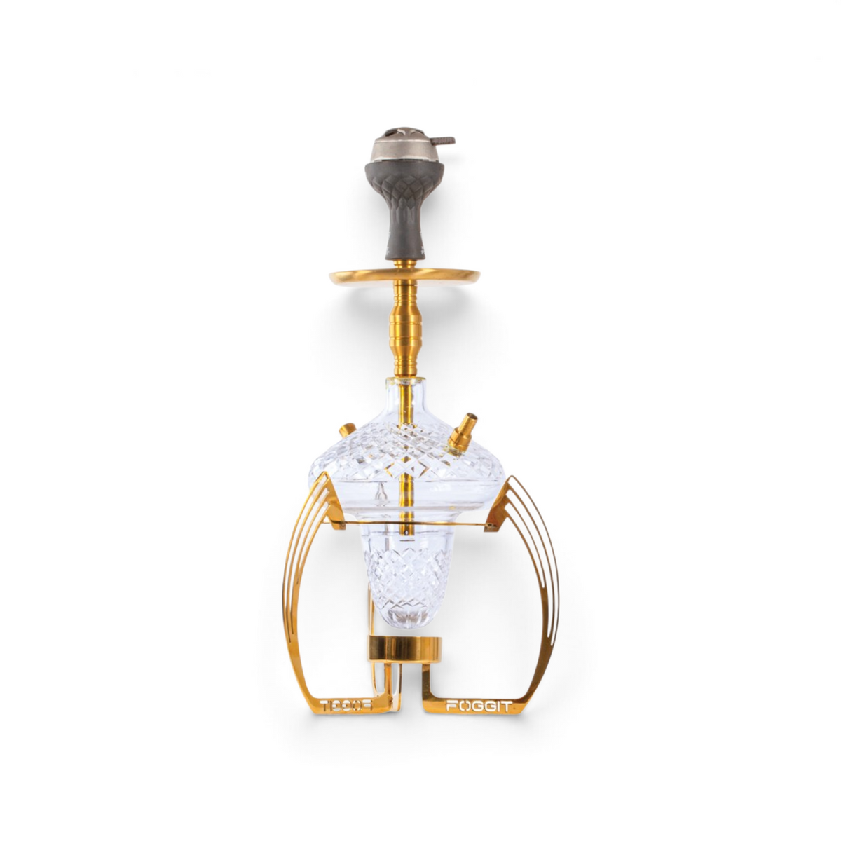 VG France Crown Hookah, VG France Hookah, Crown Hookah with Bag, VG France Gold Hookah, Gold Stem Hookah, CGB Base Hookah, 22 Inch Hookah, Hookah with LED Light, Hookah with Remote, Hookah with Bag, Premium Hookah, Designer Hookah, Buy VG France Hookah Online